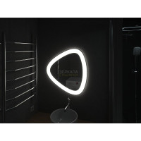 Зеркало в ванную комнату с подсветкой Манго 80х80 см